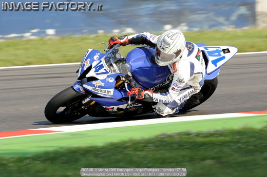 2008-05-11 Monza 1005 Supersport - Angel Rodriguez - Yamaha YZF-R6